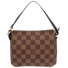Louis Vuitton-Louis Vuitton Truth Makeup Damier Handbag-Brown,Damier ebene