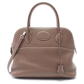 Hermès-Hermes Bolide 31 Handbag-Brown,Taupe