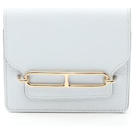 Hermès-Hermes Lauris Luli Bi-fold Wallet-Blue