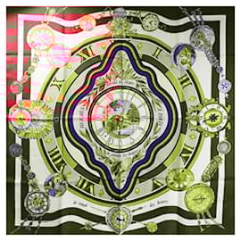 Hermès-Hermes Scarf Muffler Carre 90 Parmi Les Fleurs-Red,Multiple colors