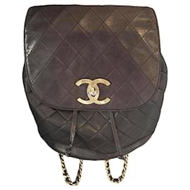 Chanel-Chanel timeless backpack-Dark brown