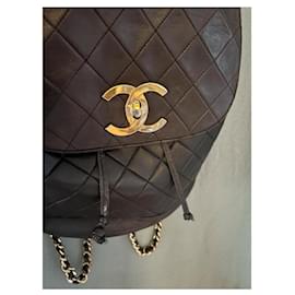 Chanel-Chanel timeless backpack-Dark brown