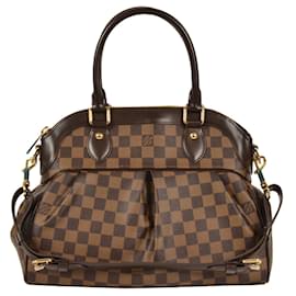 Louis Vuitton-Louis Vuitton Trevi PM Handbag-Brown,Damier ebene