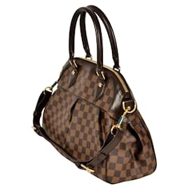 Louis Vuitton-Louis Vuitton Trevi PM Handbag-Brown,Damier ebene