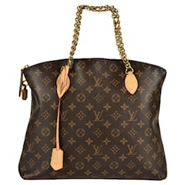 Louis Vuitton-Louis Vuitton Lockit Chain Handbag-Brown,Monogram