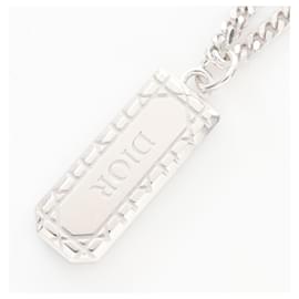 Dior-Dior Homme Silver Necklace-Silvery,Metallic