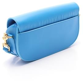 Dior-Dior Bobby East-West Leather Shoulder Bag-Blue