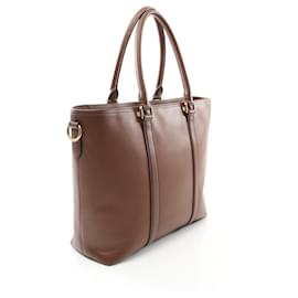 Coach-Sac fourre-tout métropolitain en cuir Coach-Marron