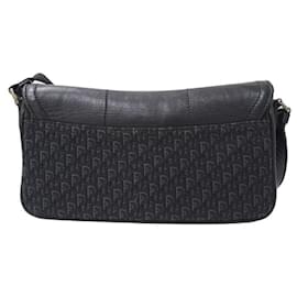 Dior-Dior Trotter Canvas Shoulder Bag-Black