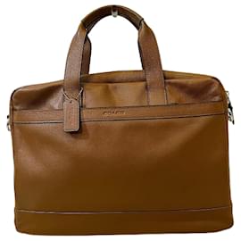 Coach-Sac fourre-tout en cuir Coach-Marron