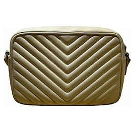 Yves Saint Laurent-Yves Saint Laurent Lou Camera Bag-Brown,Beige