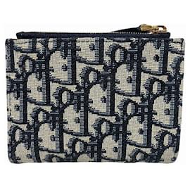 Dior-Dior Trotter Compact Wallet-Blue