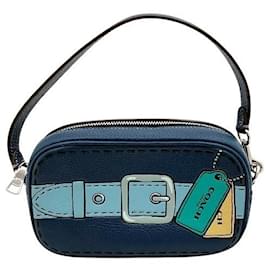 Coach-Coach Jamie Wristlet Trompe L'oeil Cosmetic Pouch-Multiple colors