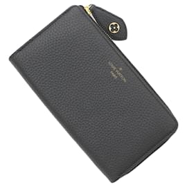 Louis Vuitton-Louis Vuitton Long Wallet in Black and Pink-Black,Pink