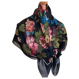 Sciarpa Gerard Darel in chiffon di seta floreale Multicolore