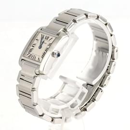 Cartier-Cartier Tank Francaise SM W51008Q3 Stainless Steel Wristwatch-Other