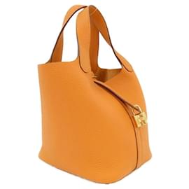 Hermès-Hermes Picotin Lock PM Handbag-Orange