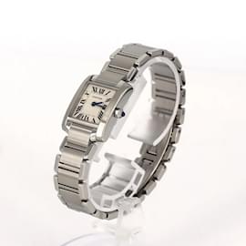 Cartier-Cartier Tank Francaise SM W51008Q3 Stainless Steel Wristwatch-Other