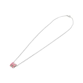 Hermès-Hermes Pop H MINI 147992FP Necklace-Silvery