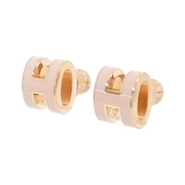 Hermès-Hermes Pop Ash MINI 608002FO Earrings-Pink,Golden