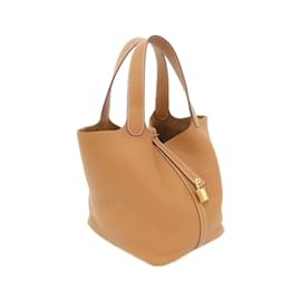 Hermès-Hermes Picotin Lock MM Handbag-Golden