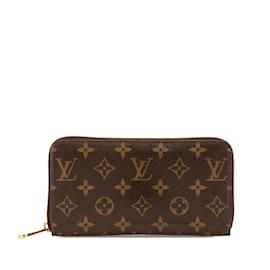 Louis Vuitton-Louis Vuitton Monogram Zippy Wallet-Brown,Pink,Monogram