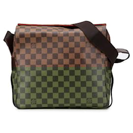 Louis Vuitton-Louis Vuitton Damier Naviglio Shoulder Bag-Brown,Damier ebene