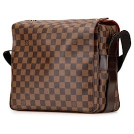 Louis Vuitton-Louis Vuitton Damier Naviglio Shoulder Bag-Brown,Damier ebene