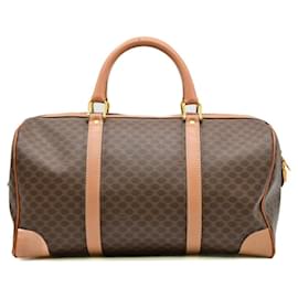 Céline-Celine Macadam Boston Bag-Brown