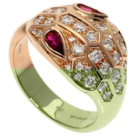 Bulgari-Bvlgari Serpenti Pink Tourmaline Diamond Ring-Pink