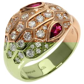 Bulgari-Bvlgari Serpenti Pink Tourmaline Diamond Ring-Pink
