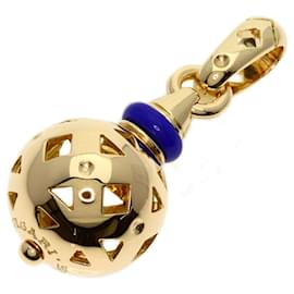 Bulgari-Bvlgari 18K Yellow Gold Lapis Lazuli Pendant-Yellow
