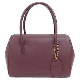 Cartier-Cartier MUST DE CARTIER Boston Bag-Dark red