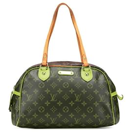 Louis Vuitton-Louis Vuitton Monogram Montorgueil PM Handbag-Brown,Monogram
