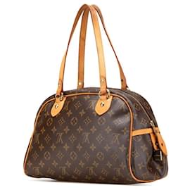 Louis Vuitton-Louis Vuitton Monogram Montorgueil PM Handbag-Brown,Monogram