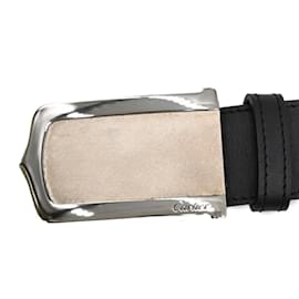 Cartier-Cinto reversível Cartier com fivela C para homens-Marrom,Preto