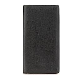 Louis Vuitton-Louis Vuitton Taiga Coin Purse-Black