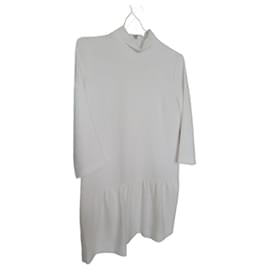 White turtleneck dress Sandro S/36 White