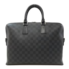 Louis Vuitton-Louis Vuitton Damier Graphite Boston Bag-Brown