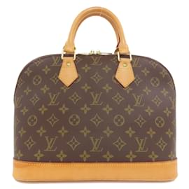 Louis Vuitton-Louis Vuitton M51130 Alma Handbag-Brown,Monogram