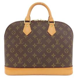 Louis Vuitton-Louis Vuitton M51130 Alma Handbag-Brown,Monogram
