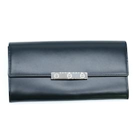 Cartier-Cartier Love Long Wallet in Black Leather-Black