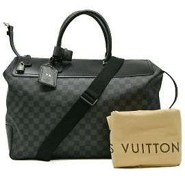 Bolsa Boston Neo Greenwich da Louis Vuitton Preto Damier ebene