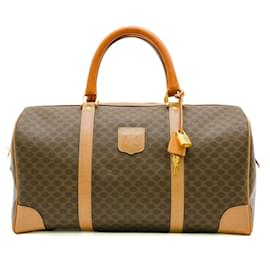Céline-Celine Macadam Boston Bag-Brown