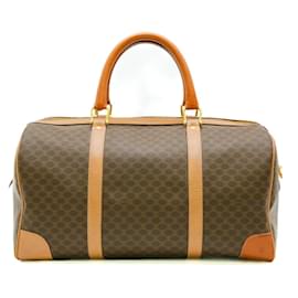 Céline-Celine Macadam Boston Bag-Brown