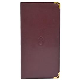 Cartier-Cartier Must Line Billfold Long Wallet-Red,Dark red