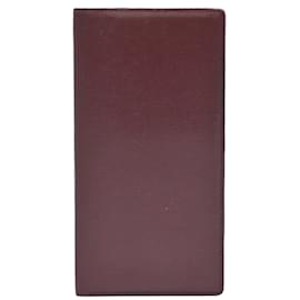 Cartier-Cartier Must Line Billfold Long Wallet-Red,Dark red