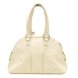Yves Saint Laurent-Yves Saint Laurent Sac Muse Handbag-Cream