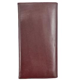 Cartier-Cartier Must Line Billfold Long Wallet-Red,Dark red