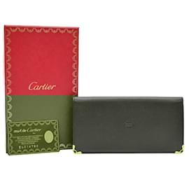 Cartier-Cartier Must Line Billfold Long Wallet-Red,Dark red